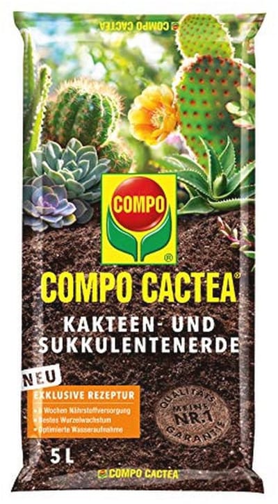 Cactus- en vetplantenaarde 5 Liter met 8 weken voedingsstoffen