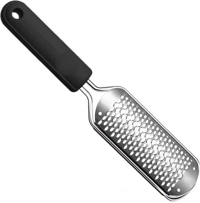 SnelShoppen - Professionele Voetzorg Foot Files Hard Skin Remover, Ruwe Hiel Schraper en Scrubber van RVS voor Dode Huid, Droge Gescheurde Voeten - Id