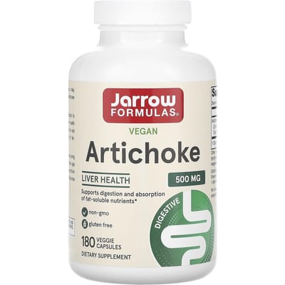 Artichoke 500 mg (180 Capsules) - Jarrow Formulas