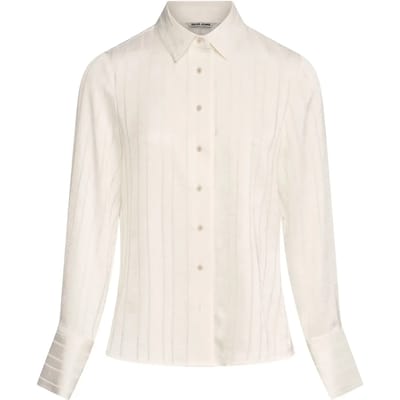 Gestreepte satijnen blouse dames Salsa Jeans