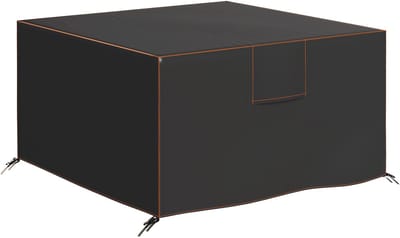 Outsunny Meubelhoes-Oxford-stof-125L x 125B x 74H cm-Zwart