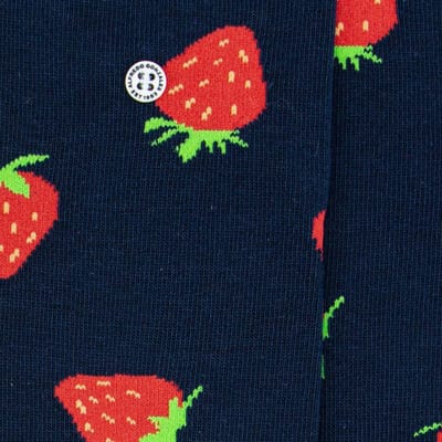 Alfredo Gonzales Strawberries Sokken AG-Sk-STA-01 109 Navy/Red S(38-41)