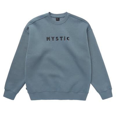 Mystic Brand Crew Trui - 250135 - Tidal Blue - S - Women