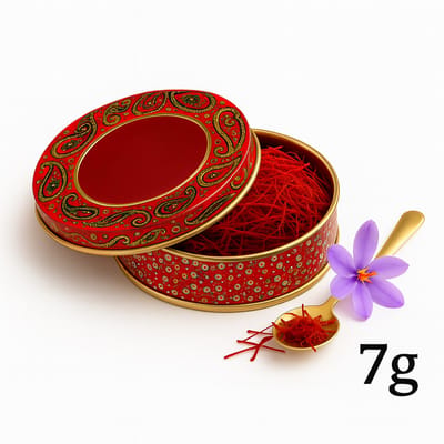 Saffraan 7 g – Premium Iraanse kwaliteit | 100% puur | Super Negin | 1e Klasse Gecertificeerd