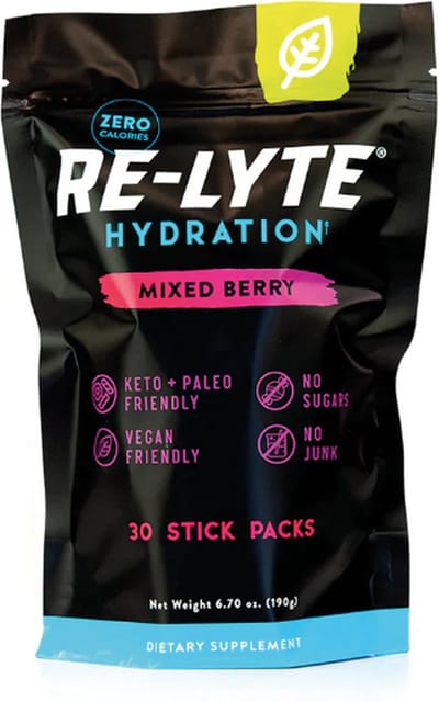 Re-Lyte | Electrolyte Drink Mix | Mixed Berry 30 Stick Packs | 30 x 6,3g