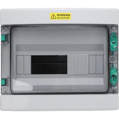 Elektrische Aansluitdoos 12 Circuits IP66 Regenbestendig Buiten Distributie Aansluitdoos met Transparant Deksel voor Industrie
