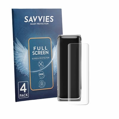 Savvies - Screenprotector voor EcoFlow Rapid Pro X - Folie Beschermfolie transparant volledig dekking 4 Stuks