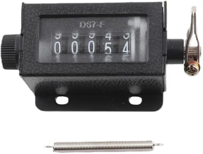 Mechanische teller - Handteller Tellen - Tellen Werk - 5-cijferig display - 0-99999 - Zwart