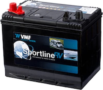 VMF Sportline SMF 12V 70Ah - Loodzuur - Startaccu - VMF70M Zwart