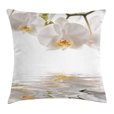 Abakuhaus Kussenhoes Bloem – 40x40 cm – Tweezijdig bedrukt, rits