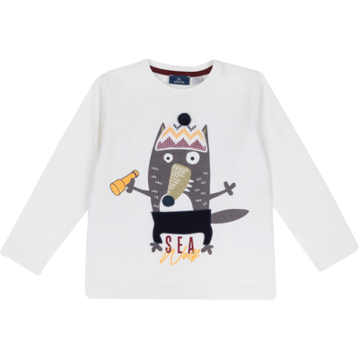 Chicco T-shirt met lange mouwen - 110 - wit