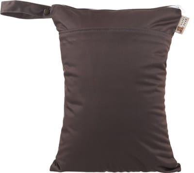 HappyBear Wetbag - Mokka | Waterdichte luiertas - 2 vakken - 30cm x 40cm