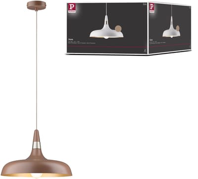 Hanglamp Juna Style E27 max. 20W Nougat dimbaar Metaal