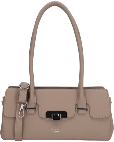 Charm London Soho Schoudertas - Crossover - Crossbody - Dames - Lichttaupe
