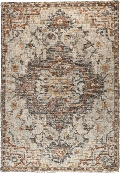 Dutchbone Amori Vloerkleed Grijs/Brick
