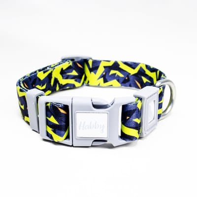 Luxe Halsband voor Honden-Verstelbaar 32 Cm-43 Cm x 2 Cm-Stone Leaf