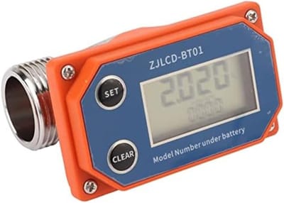 Watermeter Slang - Meetapparaat Tuin - Waterverbruik Meten - Robuust Metaal ABS - Gallon Liter