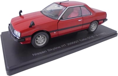 Schaalmodel Auto 1:24 Nissan Skyline HT 2000 GT Turbo 1981 - Metalen Diecast Model