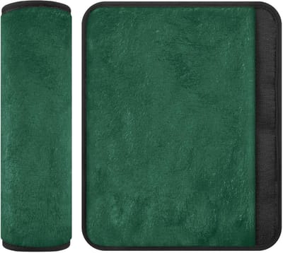 Gordelhoesjes Kinderen - Riembeschermers - Comfortabel Reizen - Verstelbare Sluiting - 2 Stuks - Groen