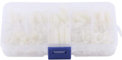 Allecto - Mannelijke Vrouwelijke Standoff - Assortiment Kit - 180 Stuks - Wit - Voor Moederbord - M3 - Hoogwaardige Bevestigingsmiddelen