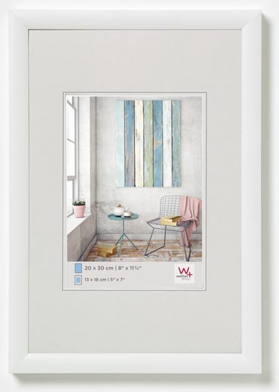 Walther Trendstyle - Kunststof lijst - Fotoformaat 13x18 cm - Wit