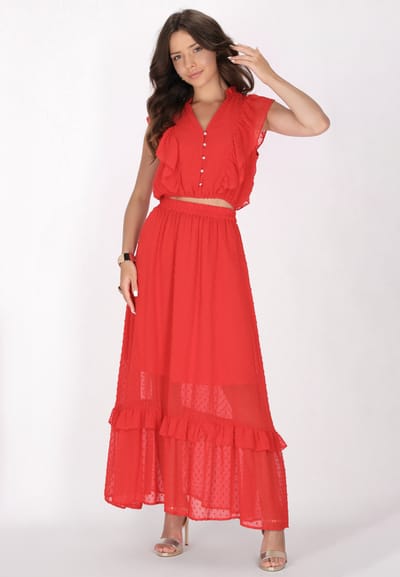 Faina Blouse Dames rood