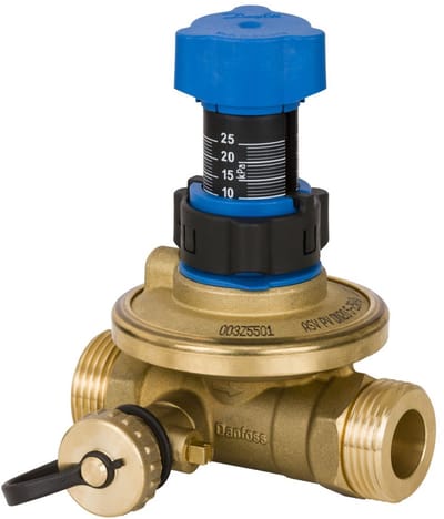 Danfoss Strengdrukverschilregelaar, ASV-PV DN 20, G 1 AG, Setw, 0,05-0,25bar, 003Z5612