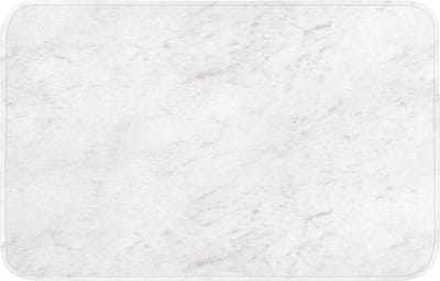 Badmat 80x50 cm - Antislip - Wit - Marmer - Grijze aders - Badmatten voor badkamer - Badkamermat - Douchemat - Badkamer mat