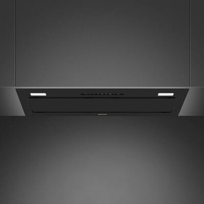 SMEG Inbouwafzuigkap Afzuigkap, Inbouwafzuigkap, Universeel, Matt Black, 75 cm, A