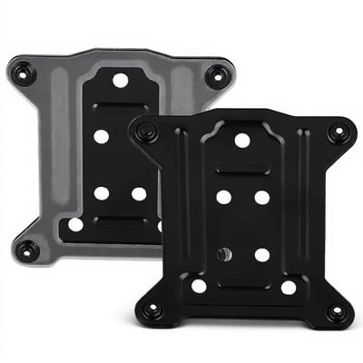 SnelShoppen - Mugast CPU Koeler Backplate, CPU Koeling Backplate, Computer Heat Sink, Geschikt voor 1150/1151/1155/1156, Zwart, Duurzaam, M3 Draad