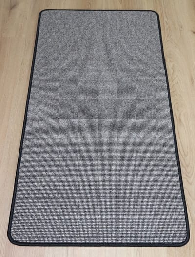 PRIMA - Diva - Wollen - Droogloopmat - Vloerkleed - Loper - antraciet - bruin - ecru - 60x120cm