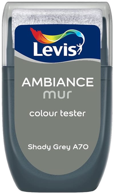 Levis - Muurverf Kleurtester Mat Mix - Shady Grey A70 - 30 ML