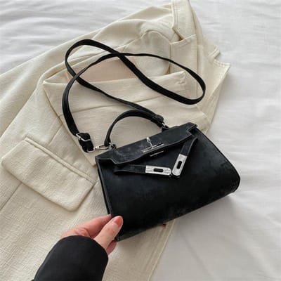Eenvoudige Kleine Vierkante Tas Populaire Niche Handtas Kleine Tas voor Dames Lente Nieuw Retro Mode Crossbody Tas gray