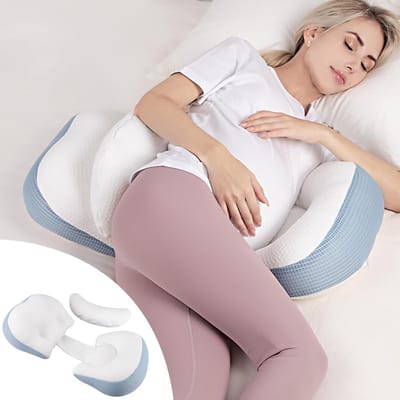 Dailygoods- Zwangerschapskussen Verstelbaar - Zijslaapkussen - Lichaamskussen - Draagbaar - Ademend - Voor vrouwen - Slapende Kussen