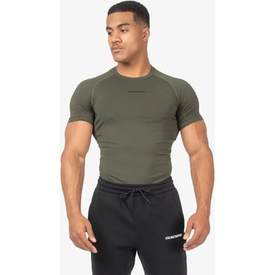XXL Sportswear Compression T-Shirt - Green Groen S