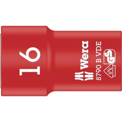 Wera 8790 B VDE 05004960001 Dop (zeskant) VDE-dopsleutelinzet 16 mm 3/8 3/8 (10 mm)