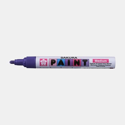 Sakura Paint Marker met paarse medium punt - duurzaam en sneldrogend