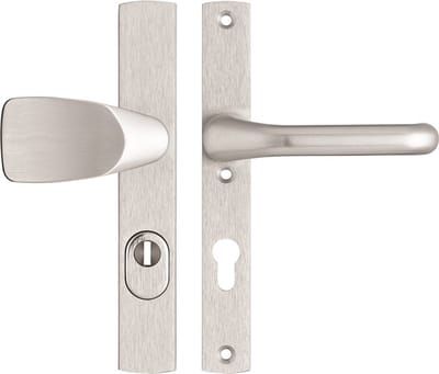 AXA 6762 Veiligheidsbeslag Premium smal Wing-knop+kruk Flow PC72 anti-kerntrek F1 - 6762-53-11/72
