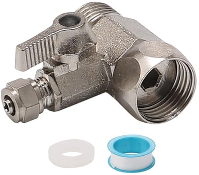 Dailygoods - RO Feed Water Adapter 1/2 "naar 1/4" Water Aansluiting Klep aucet Tap Feed voor aansluiting op waterfilters, omgekeerde osmose systemen