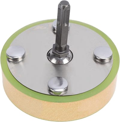Elektrische Hamer - Tegel Nivelleerder - Vloeren Egaliseren - Krachtige Trilling - 12 cm Diameter - Zilver