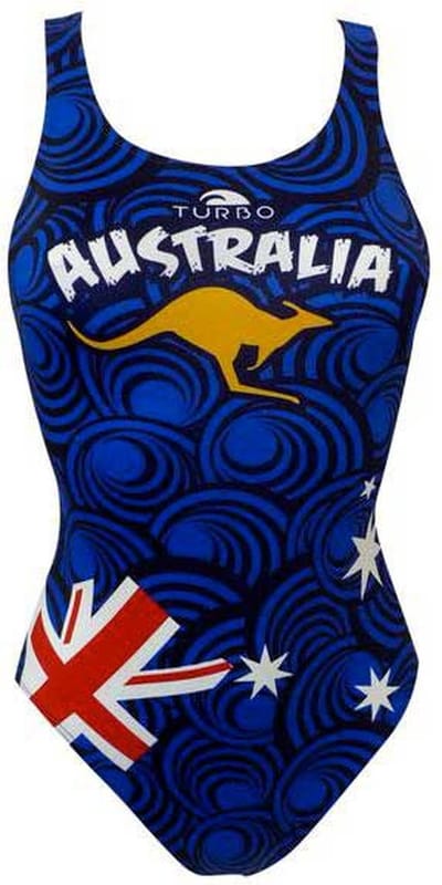 Turbo Australia Pro Resist Zwemkleding Blauw XL Vrouw