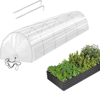 Broeikas voor planten - Mini kas Plantentunnel - Planten beschermen - Opvouwbaar ontwerp - 300 x 45 x 45 cm