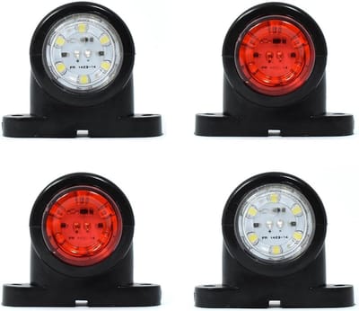 4 stuks LED Markeringslichten Cabine Verlichting 12V 24V Assen Voor Aanhanger Bus Vrachtwagen