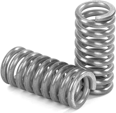 Drukveren Roestvrij Staal - Compressieveren Set - Montage en Reparatie - Hoge Elasticiteit - 30 mm Lengte - Zilverkleurig