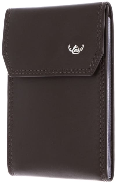 Golden Head Leren kaarthoes Polo RFID Protect Kartenetui 4425 Dunkelbraun donkerbruin