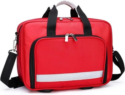 Lege Traumatas - EHBO-tas - Veiligheid Onderweg - Reflecterend Nachtontwerp - 31x18x19cm - Rood