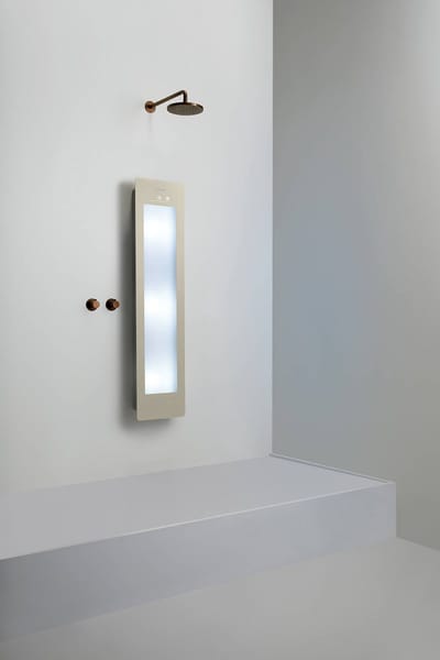 Sunshower Plus M - Opbouw Vlak met Infrarood-licht en UV-licht - Sand White - bewezen Gezondheidsvoordelen