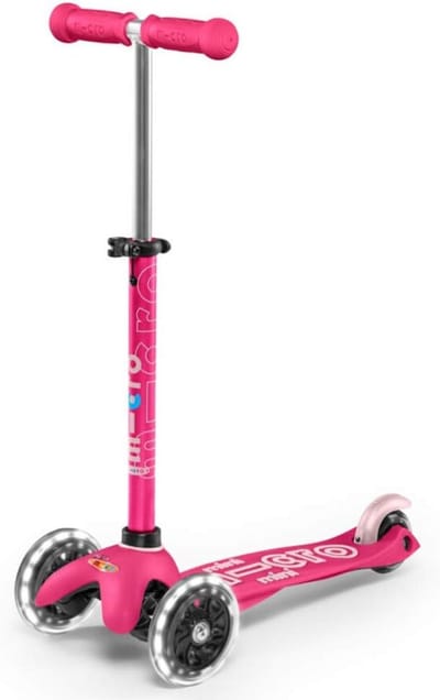 Mini Micro Deluxe LED Scooter - Verstelbare Dreewiels Scooter met LED-verlichting voor Jonge Kinderen (2-5 Jaar)