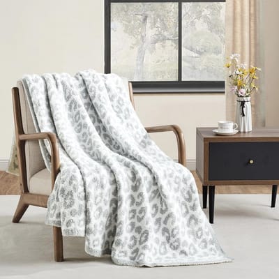 Ultrazachte Omslagdeken 127 cm x 152 cm - Omkeerbare Microvezeldeken voor Bank, Sofa en Bed
