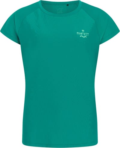 Protest PRTCal - UV Shirt Dames - Korte Mouw - Korte mouwen - Ronde hals - Loose fit - Paars